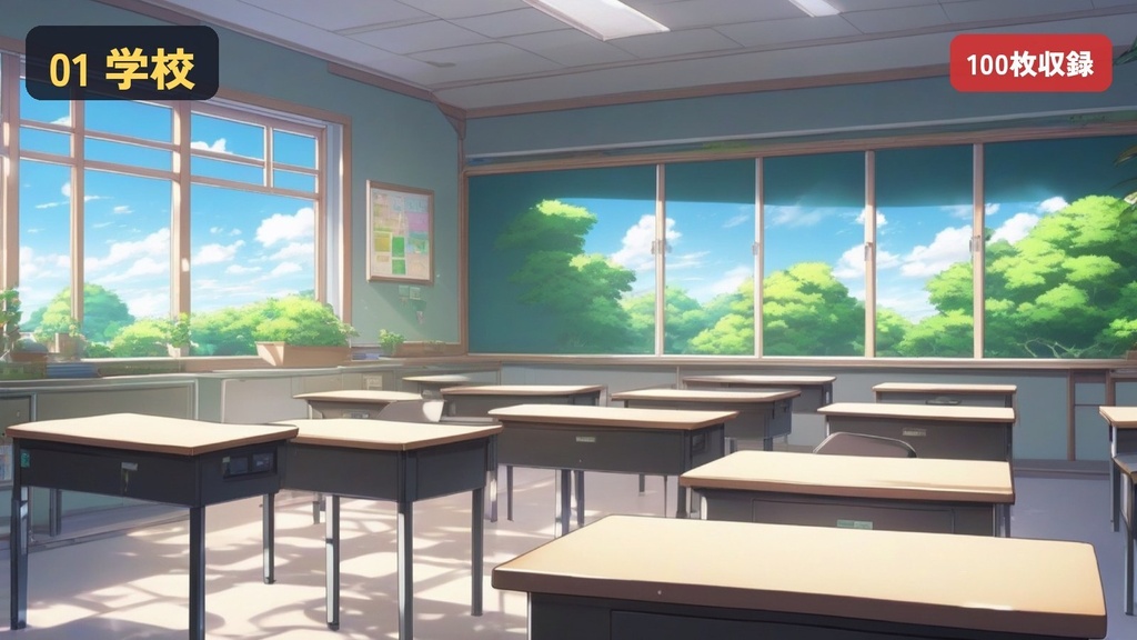 【無料】アニメ風 背景素材1000枚|学校・街・室内・自然・海・和風・ファンタジー・SF・駅・お店|1920×1080