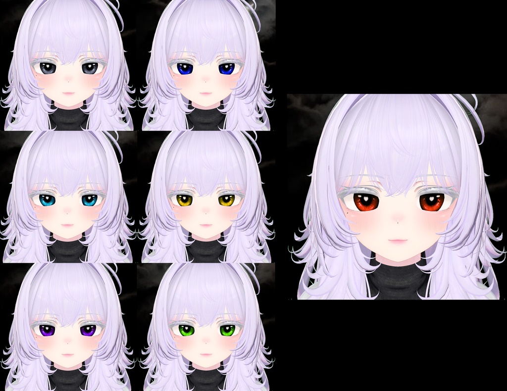 【7Color】 MANUKA+AIRI EYETextures