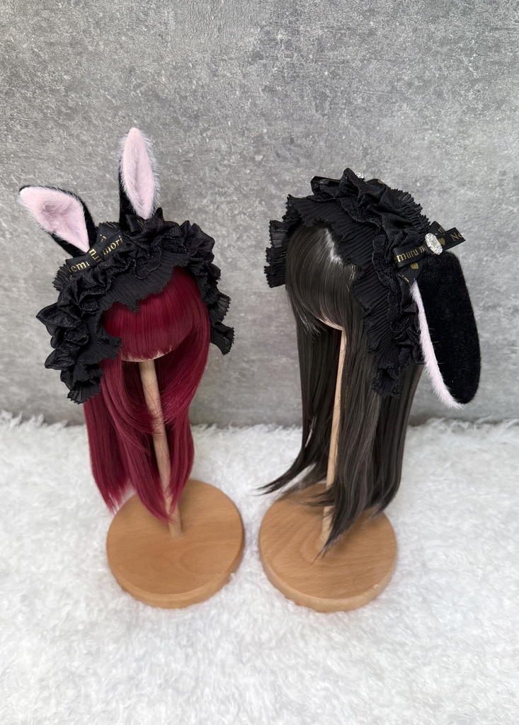 ブラックのメイドうさぎちゃん🐰