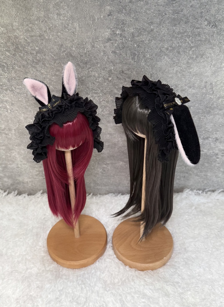 ブラックのメイドうさぎちゃん🐰