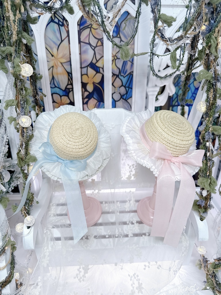 ウェーブレース麦わら帽子