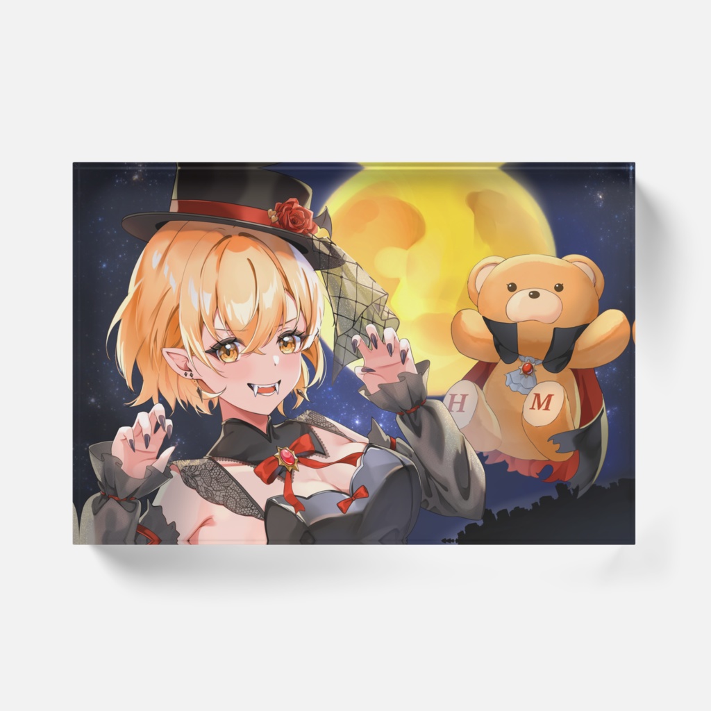 もな×もなべあHalloweenアクリルブロック