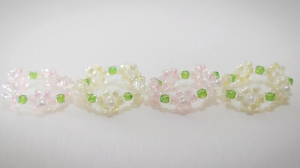 ビーズチョーカー【フラワー】