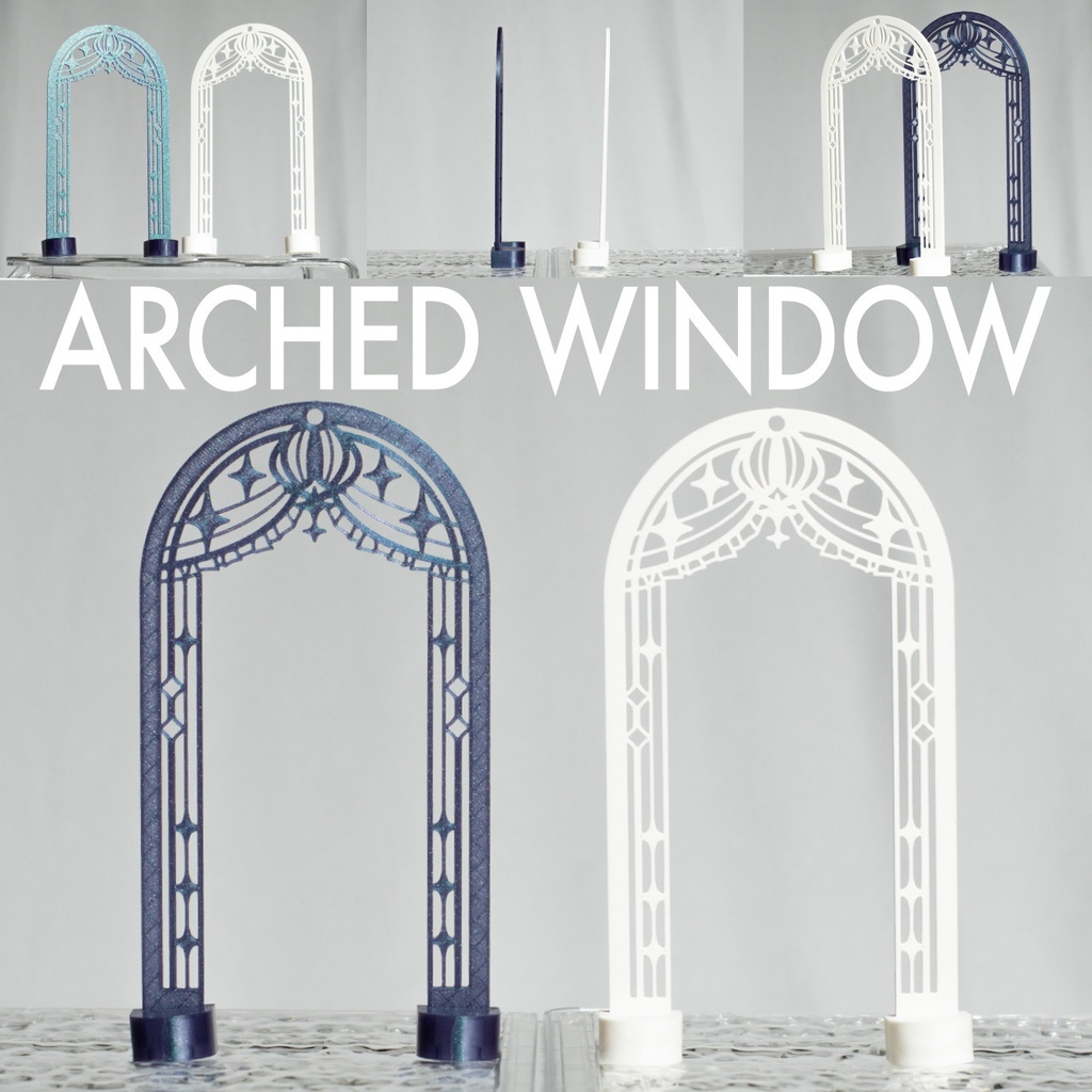 アーチ窓（土台付き）