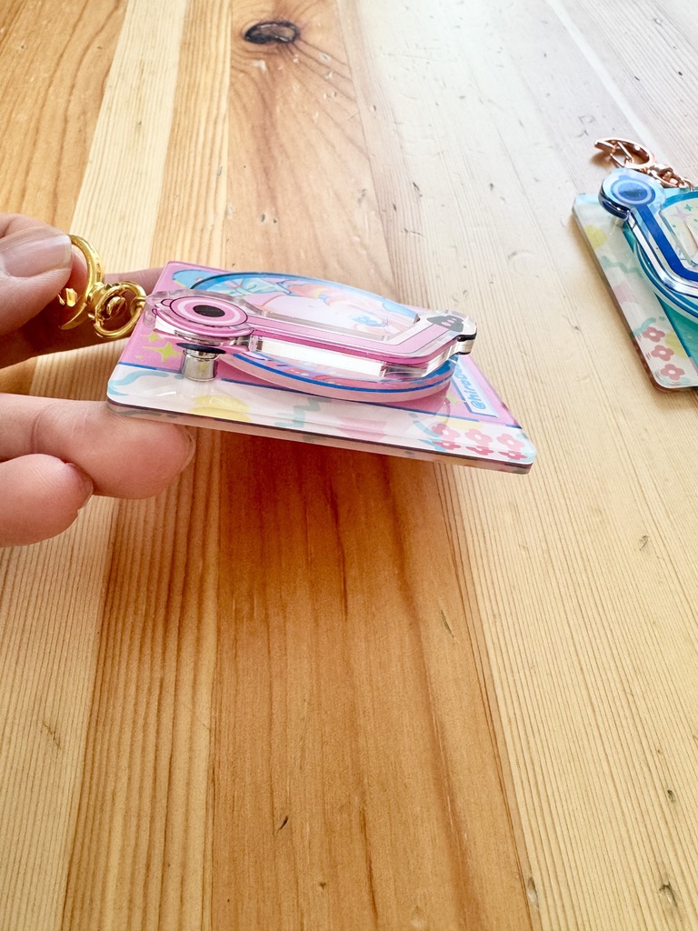 レコード風キーホルダー