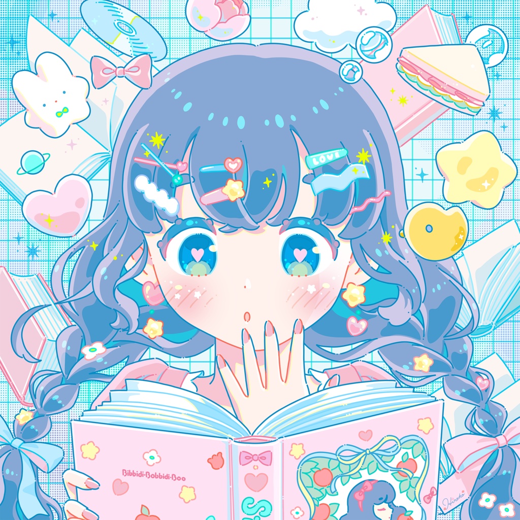 スクエアポストカード  - Reading