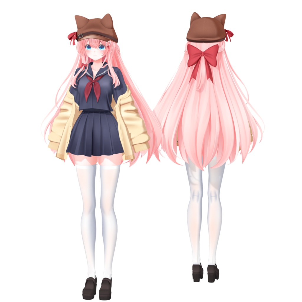 オリジナル3Dモデル「るー」