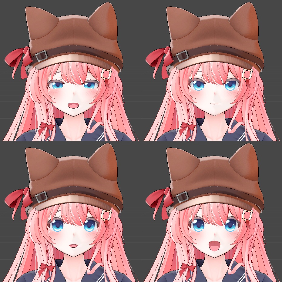 オリジナル3Dモデル「るー」