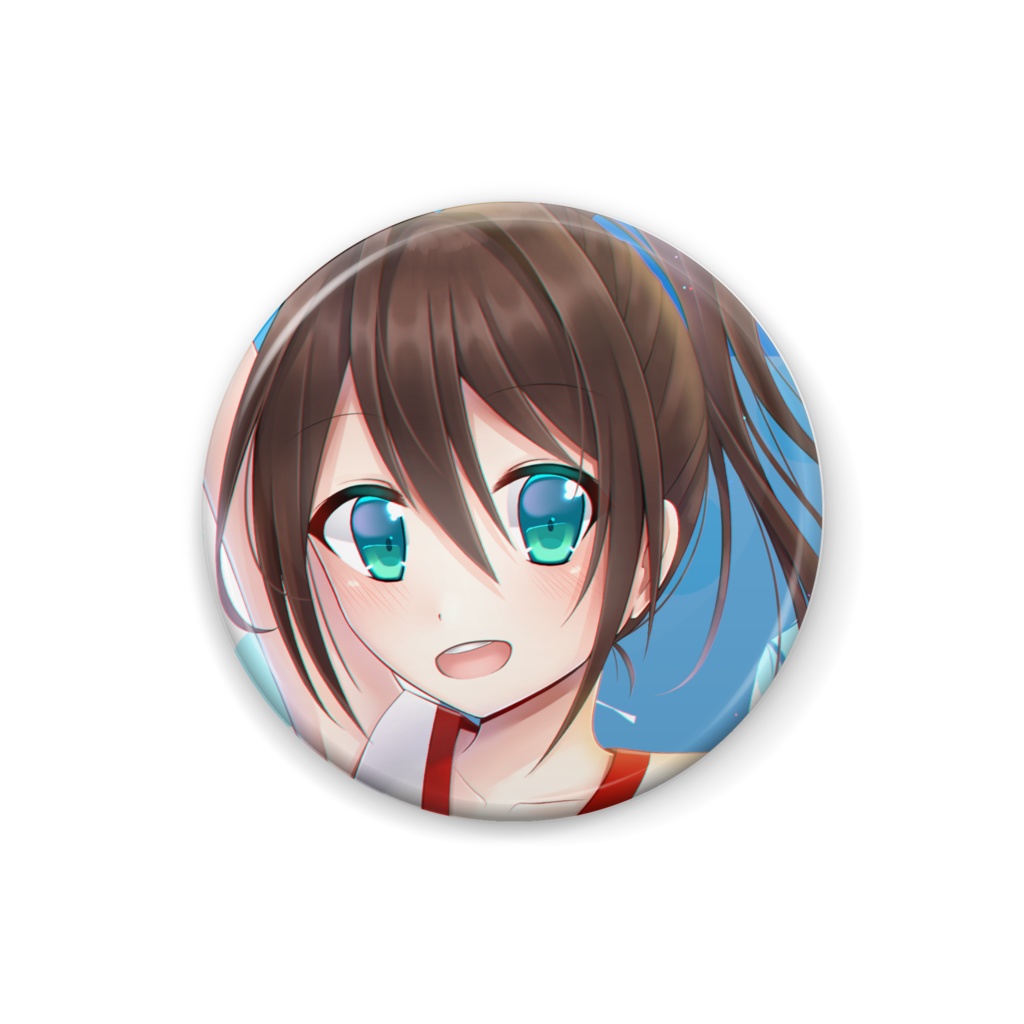 ポニテちゃん缶バッジ