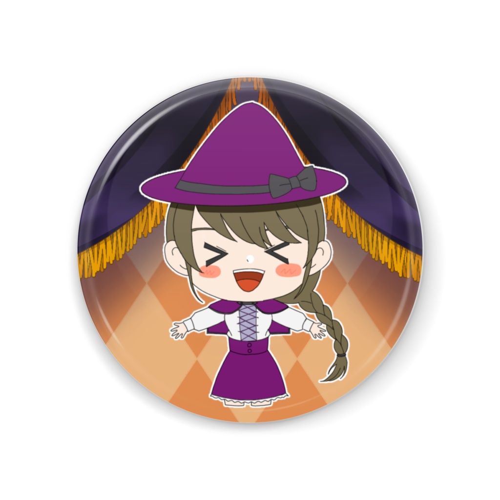 【ハロウィンサーカス】あっちこっちうぃっち  缶ミラー