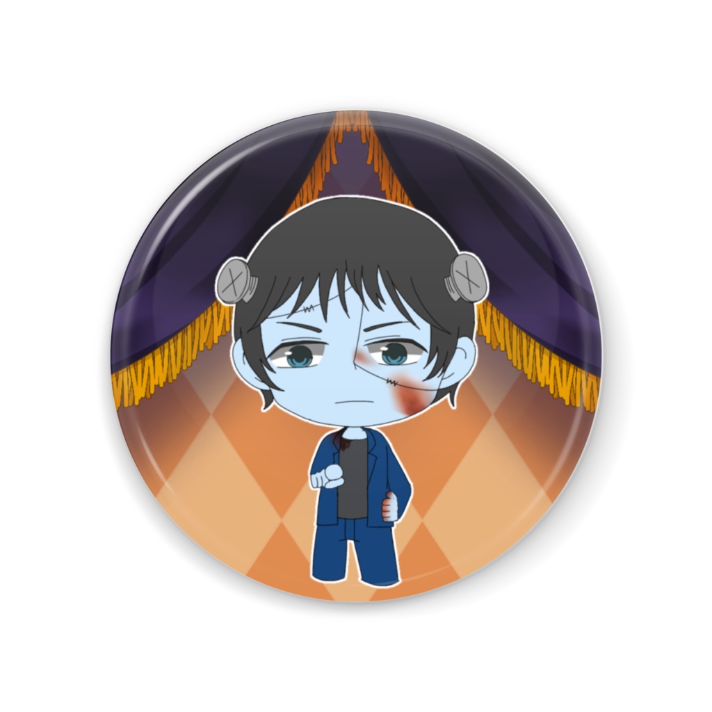 【ハロウィンサーカス】ブラッディフランケン  缶ミラー