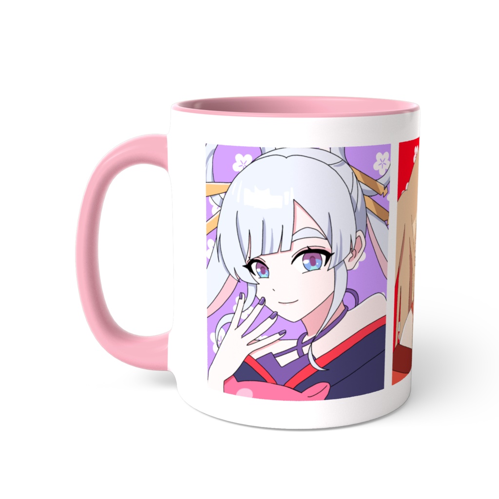 超かぐや姫のマグカップ(3人)