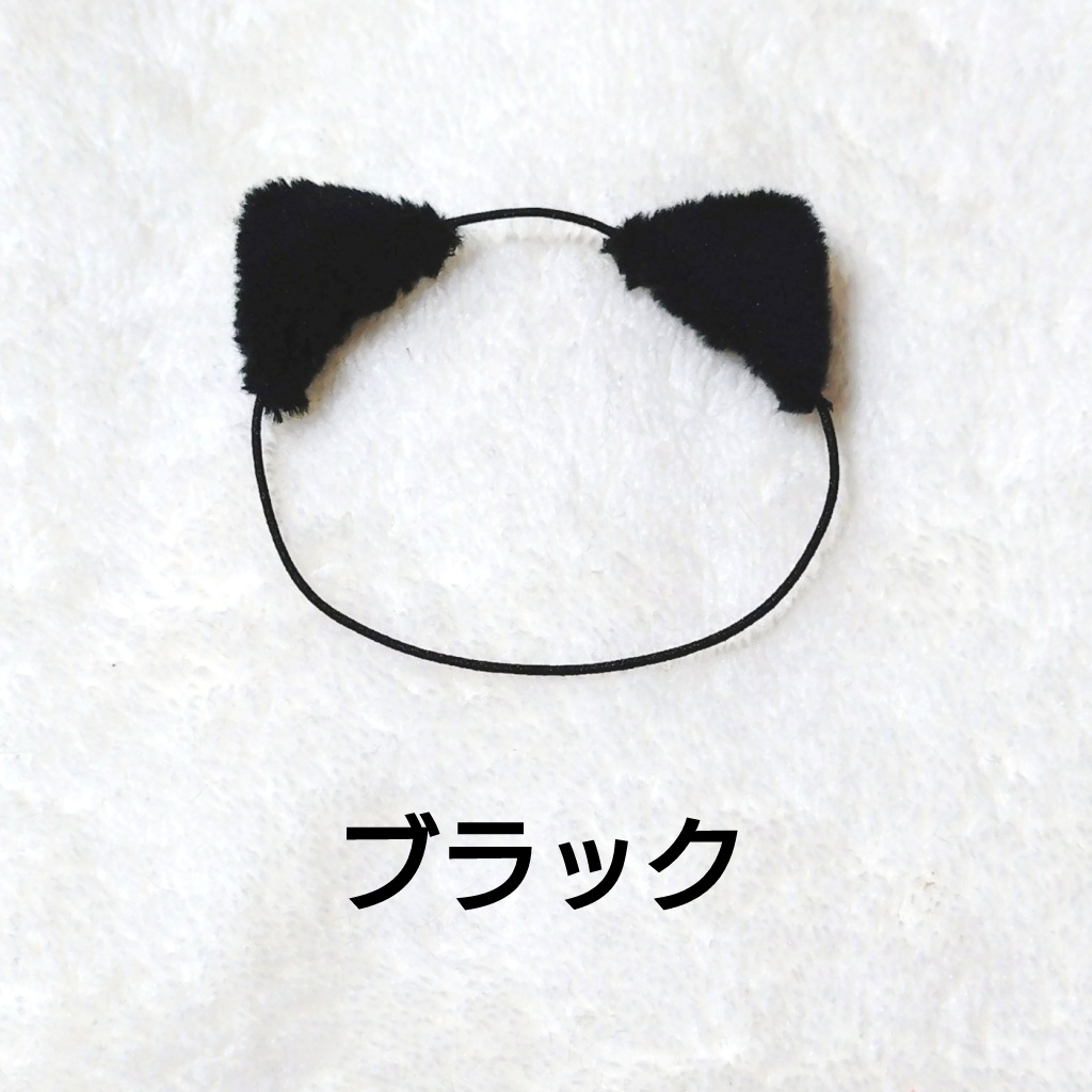 小さいぬいぐるみ用ねこ耳