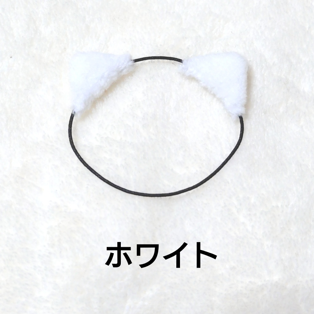 小さいぬいぐるみ用ねこ耳
