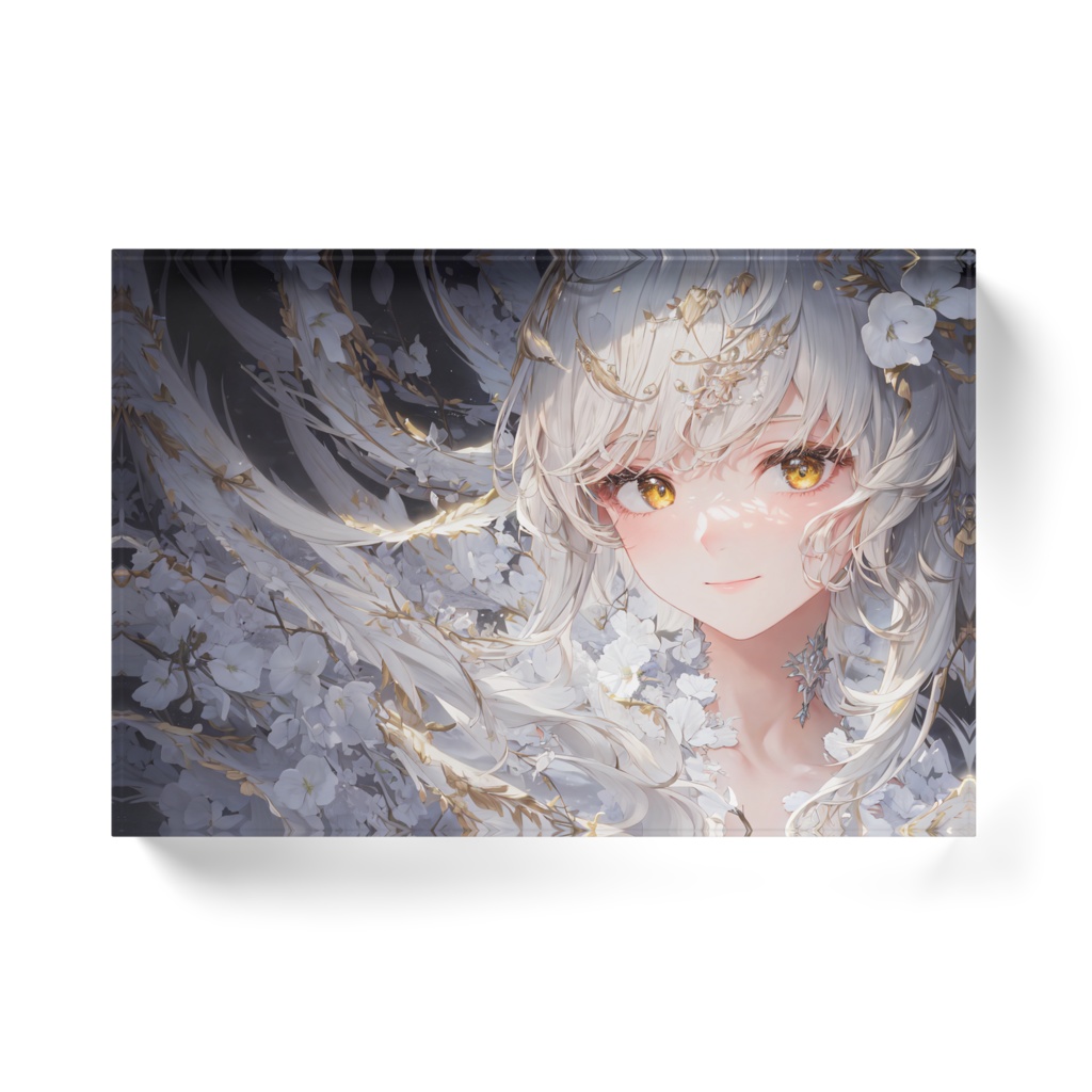 『白夢繚乱』アクリルブロック