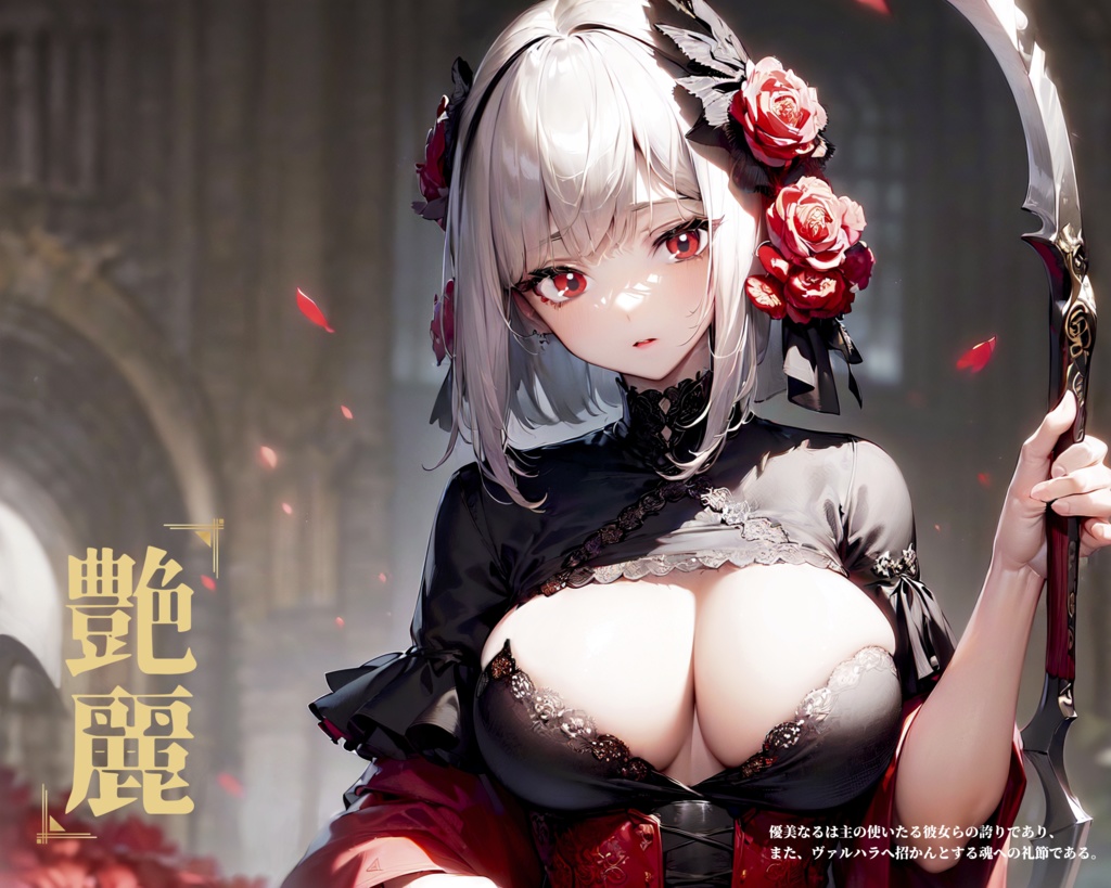 血鎌乙女の追想 - AI Illustration Artworks -