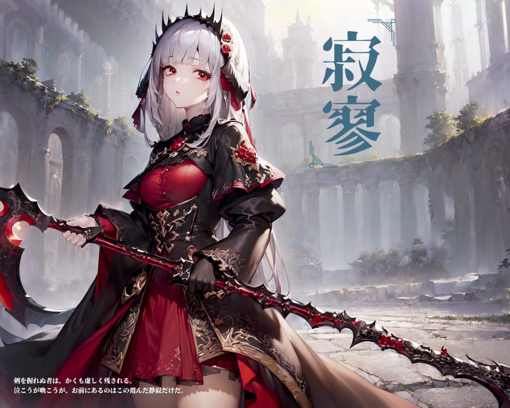 血鎌乙女の追想 - AI Illustration Artworks -