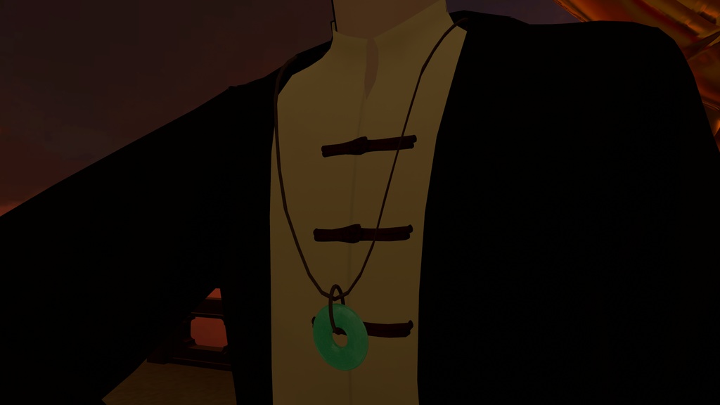 [VRChat] Jade necklace/エメラルドネックレス