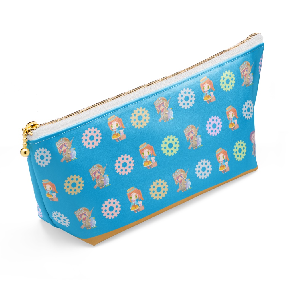 青き石眼のアシュリー ちびキャラポーチ