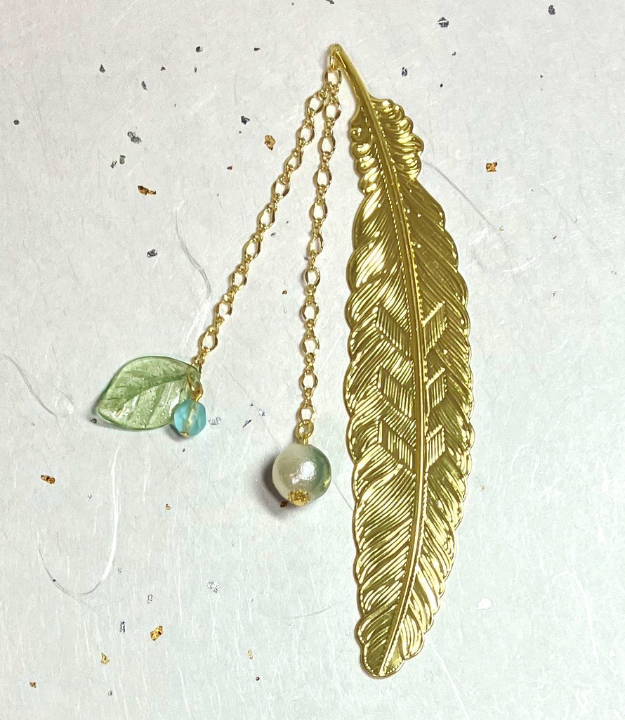 金属製しおり『師匠の羽根』Ver.2