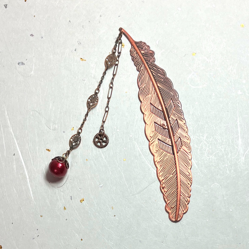 金属製しおり『師匠の羽根』Ver.2