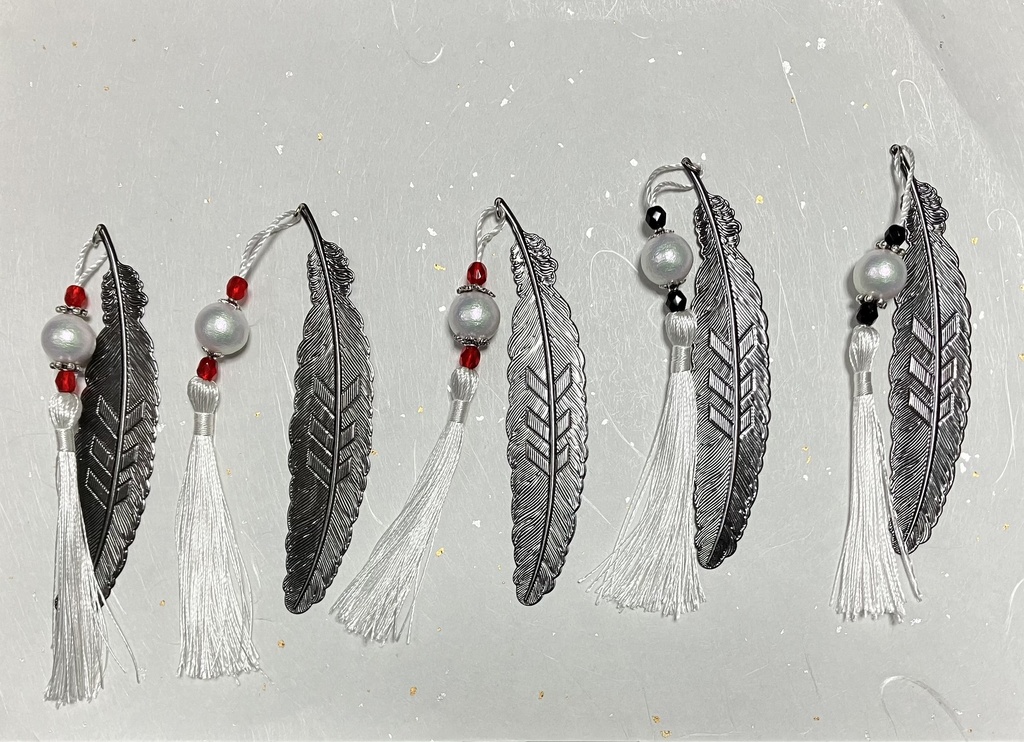 金属製しおり『師匠の羽根』Ver.2