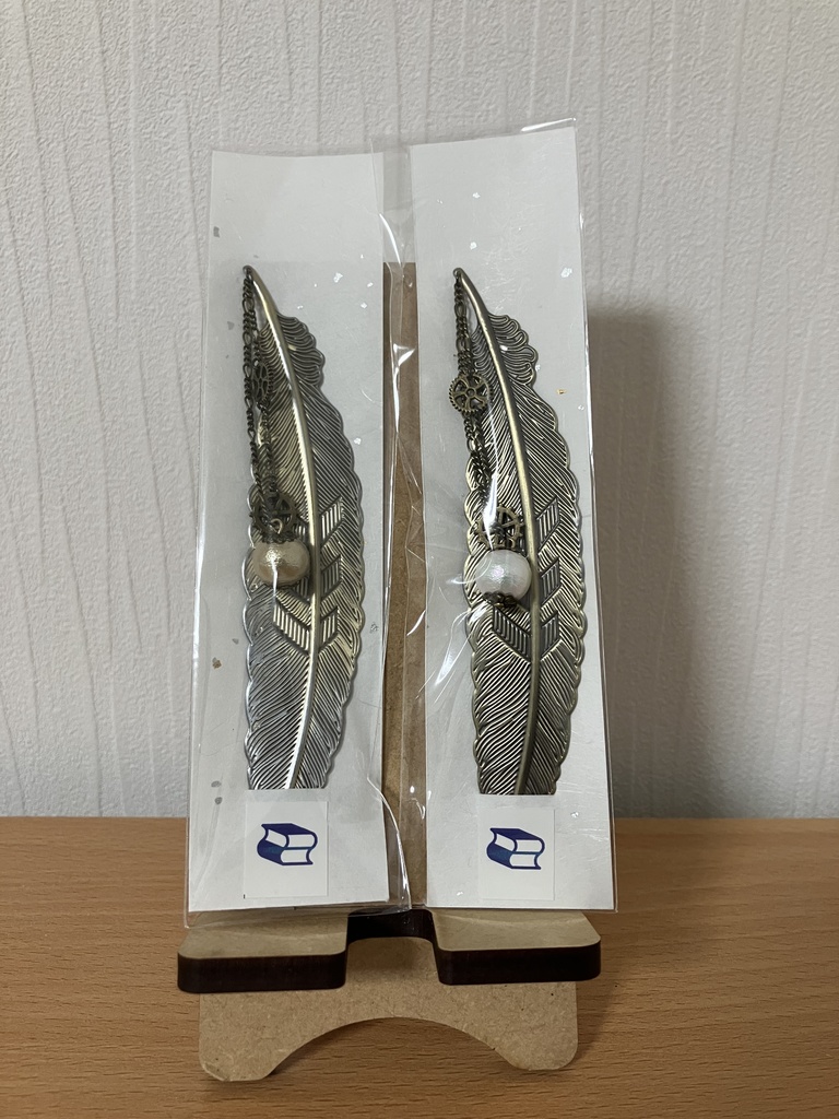 金属製しおり『師匠の羽根』Ver.2