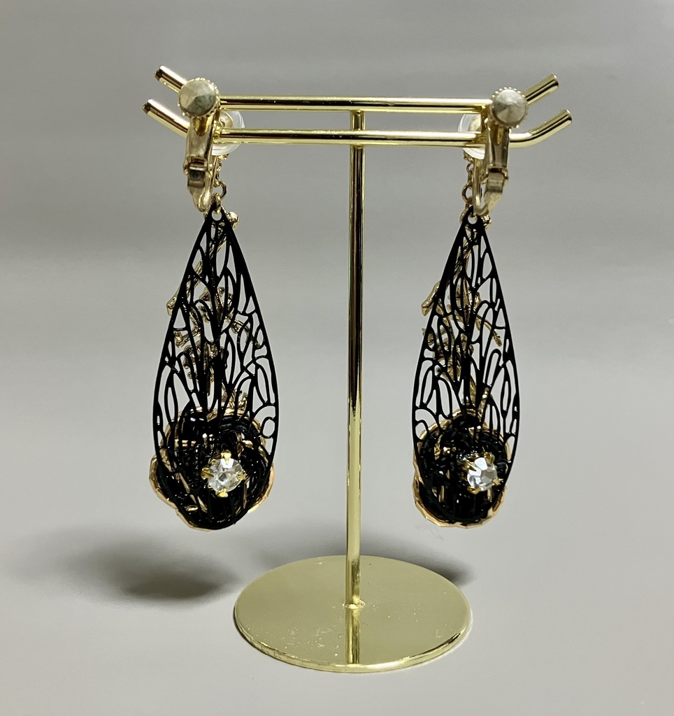 水引イヤリング・ピアス【梅雨雷(つゆらい)】