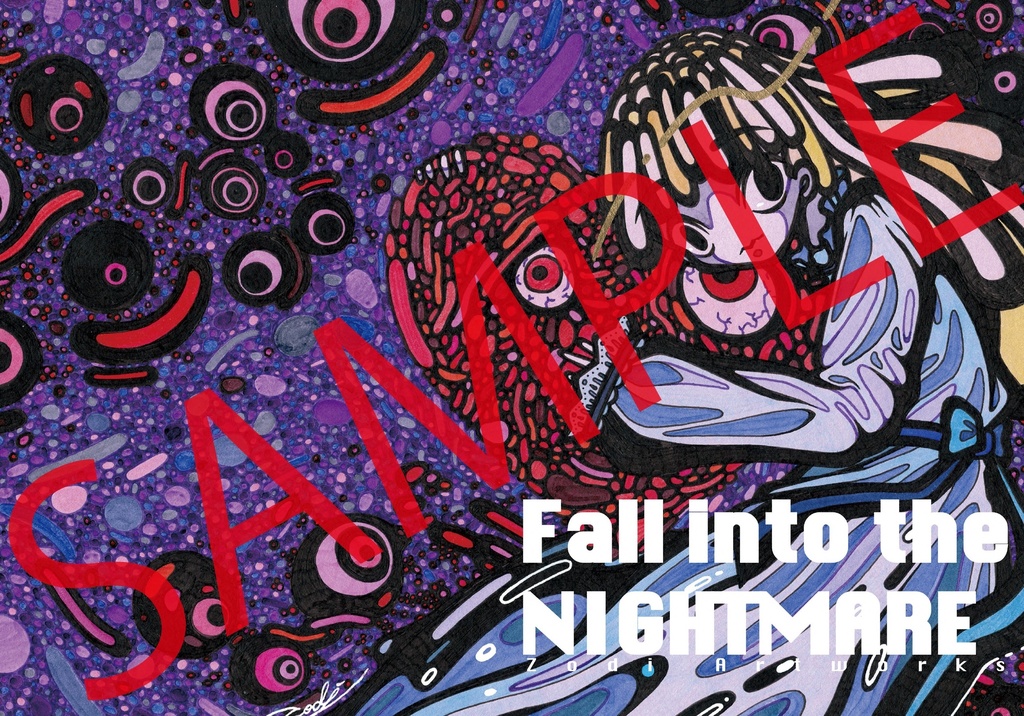 イラスト本　Fall into the NIGHTMARE 