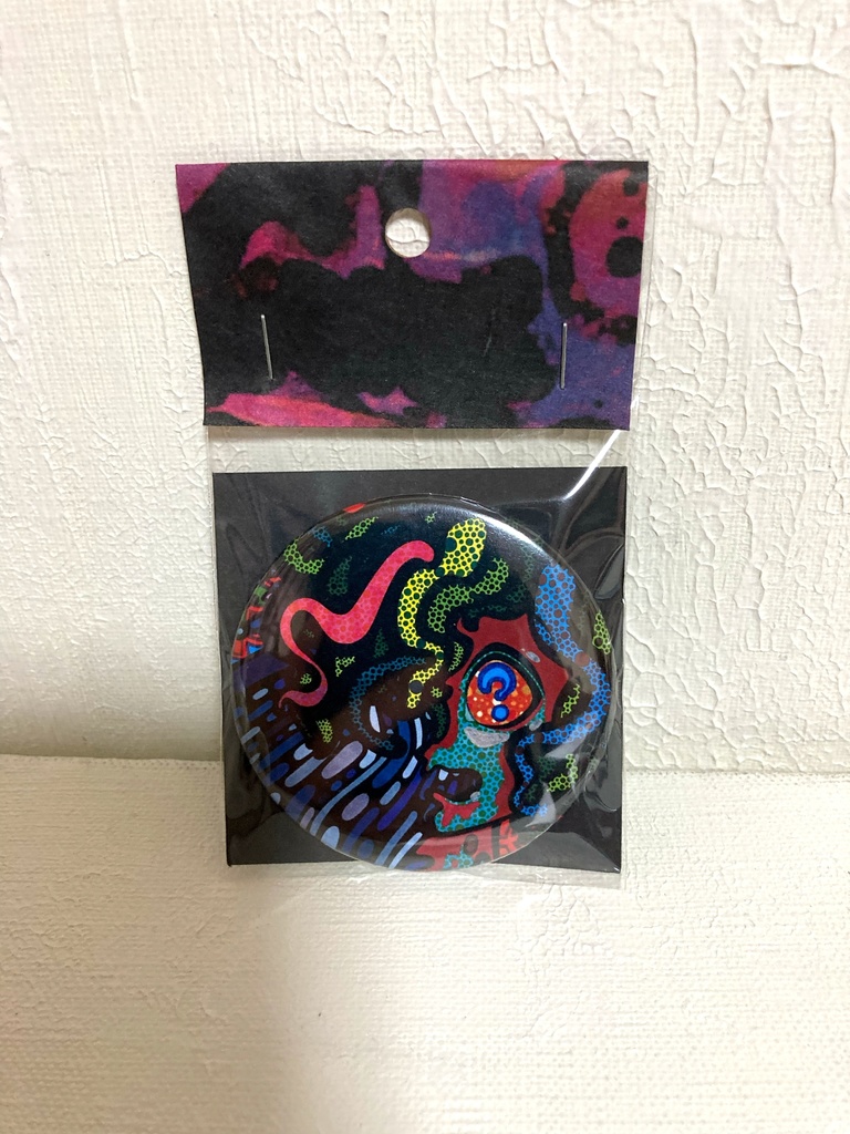 缶バッチ　きゃぱお〜ば〜