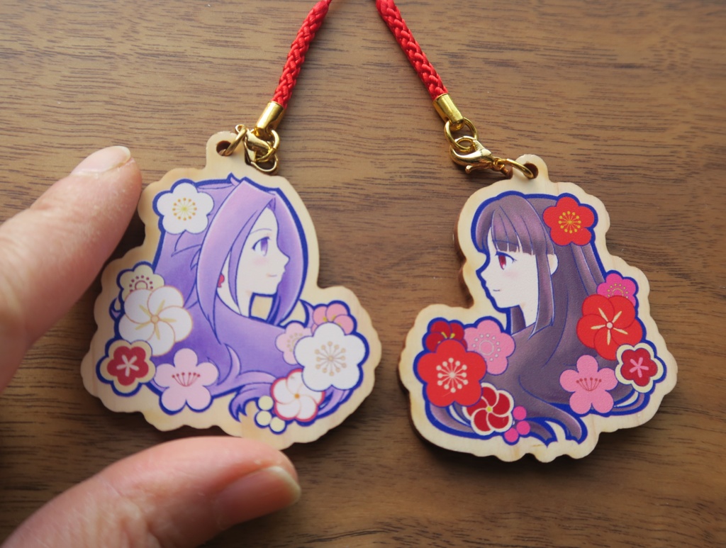 飛鷹型ウッドキーホルダー