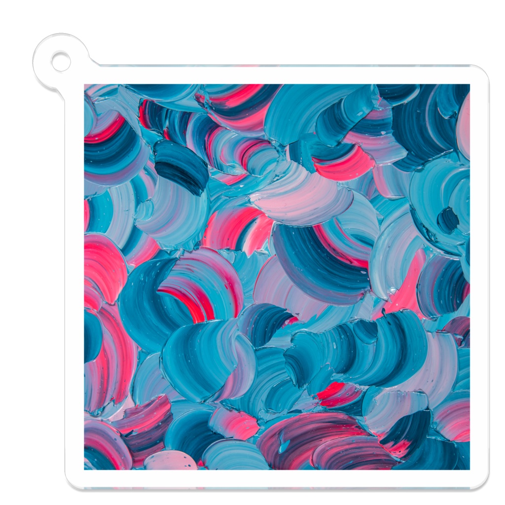 Teal　アクリルキーホルダー