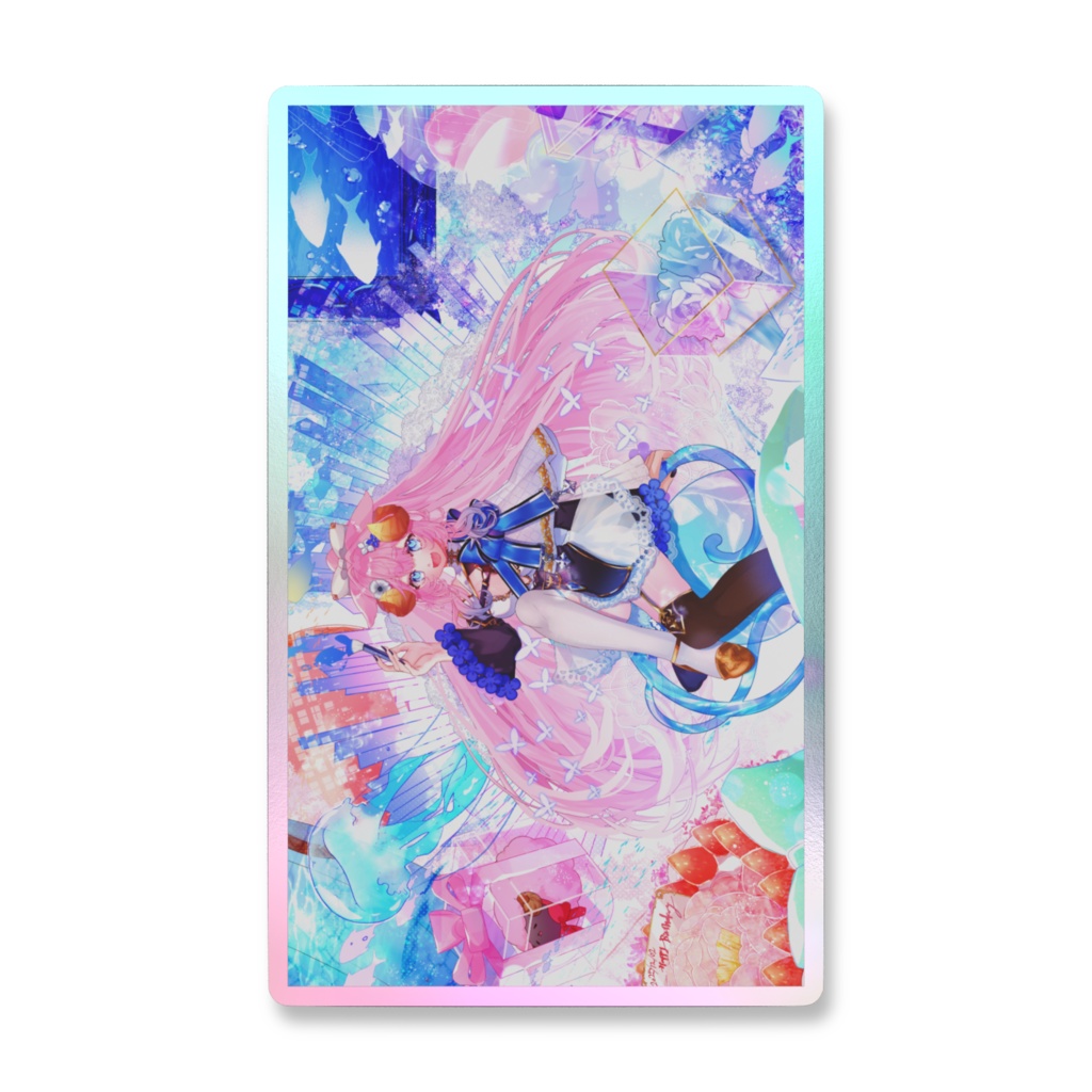 2025ラムギスカンBD記念グッズverオーロラスマホステッカー