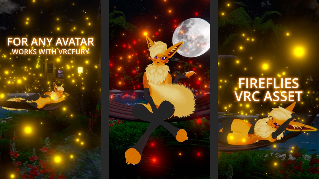 ホタル Fireflies for VRChat Avatars