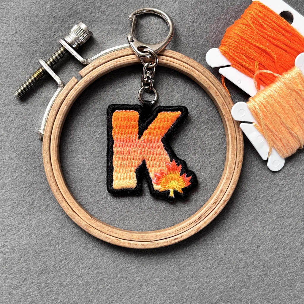 【非公式】ライバーモチーフ刺繍キーホルダー(ver.七次元生徒会)