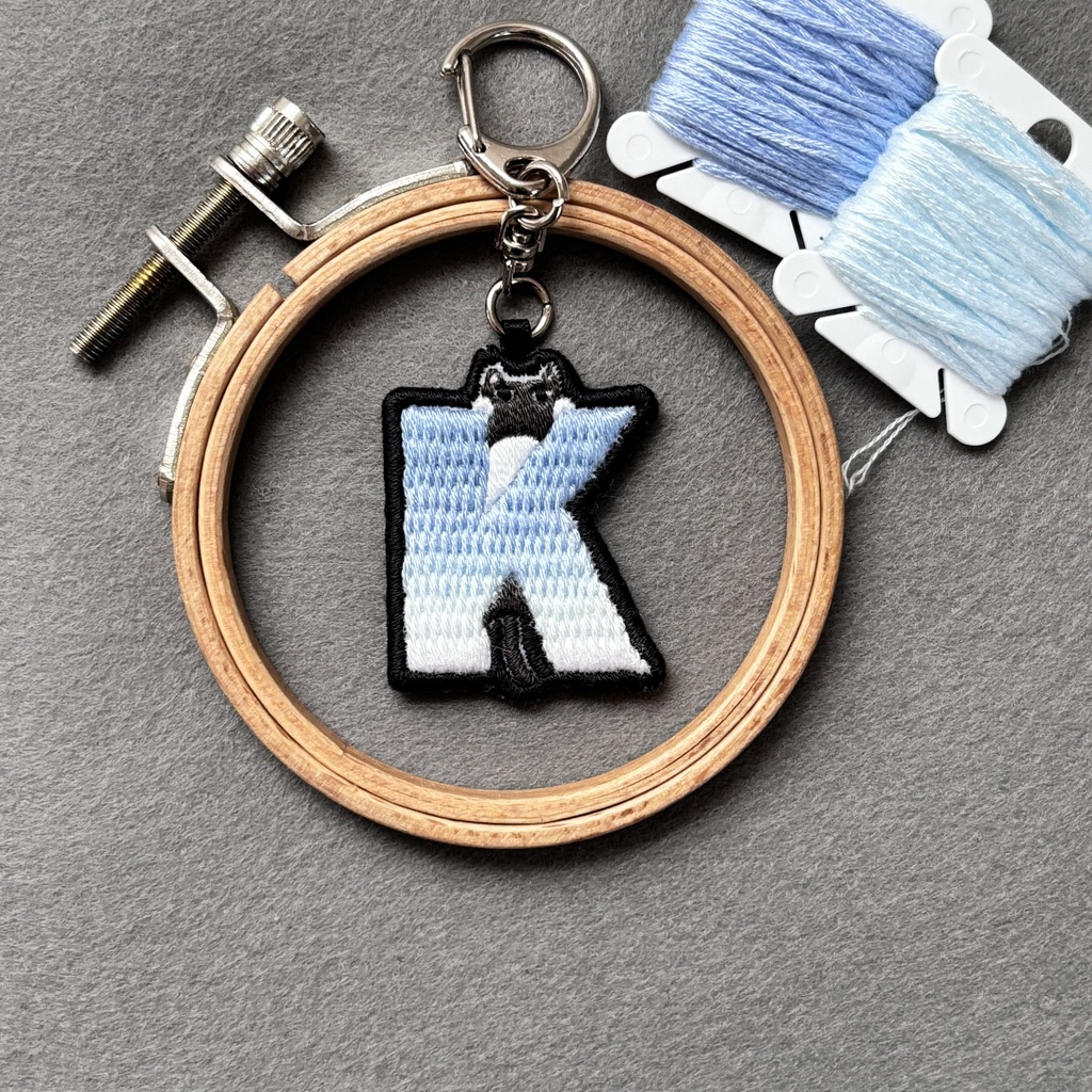 【非公式】ライバーモチーフ刺繍キーホルダー(ver.七次元生徒会)