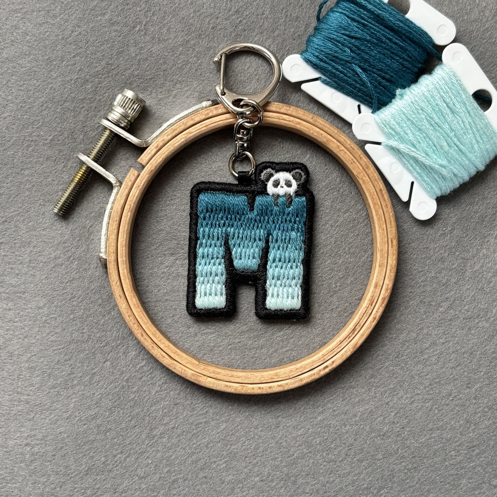 【非公式】ライバーモチーフ刺繍ブローチ(ver.七次元生徒会)