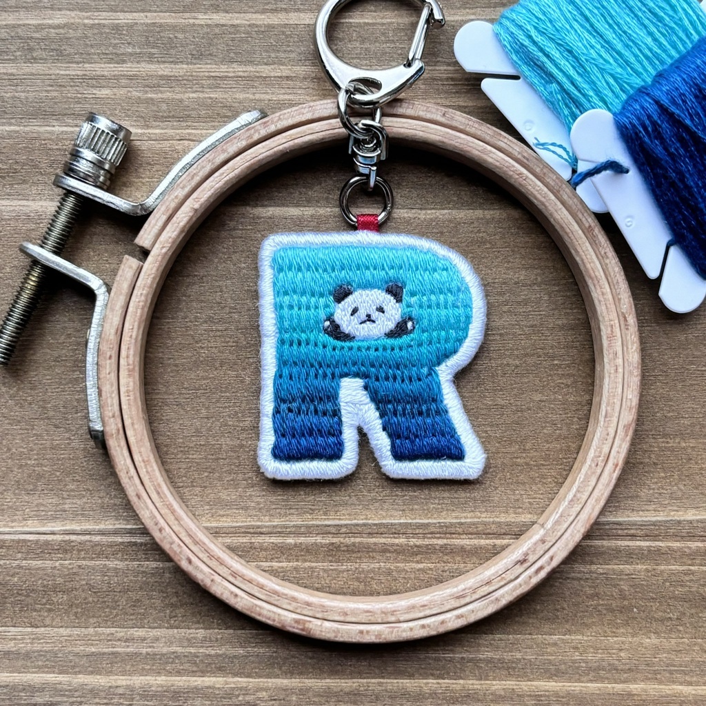 【非公式】ライバーモチーフ刺繍キーホルダー(ver.リクエスト)