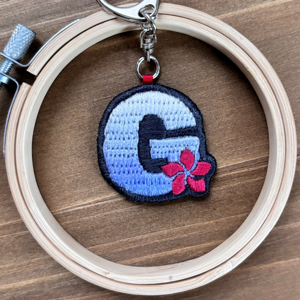 【非公式】ライバーモチーフ刺繍キーホルダー(ver.リクエスト)