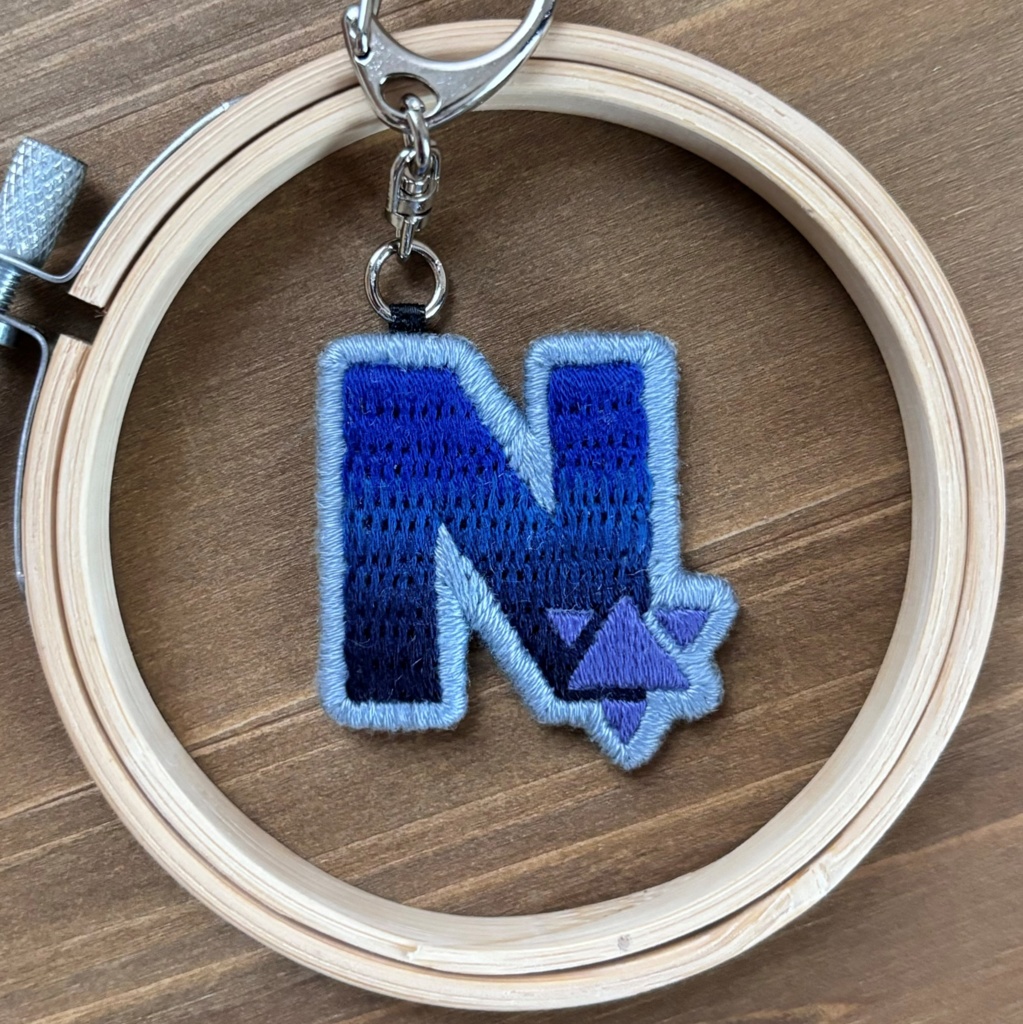 【非公式】ライバーモチーフ刺繍キーホルダー(ver.リクエスト)