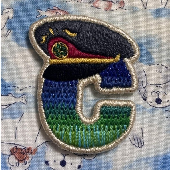 ライバーモチーフ刺繍キーホルダー・ブローチ(#にじそ11)