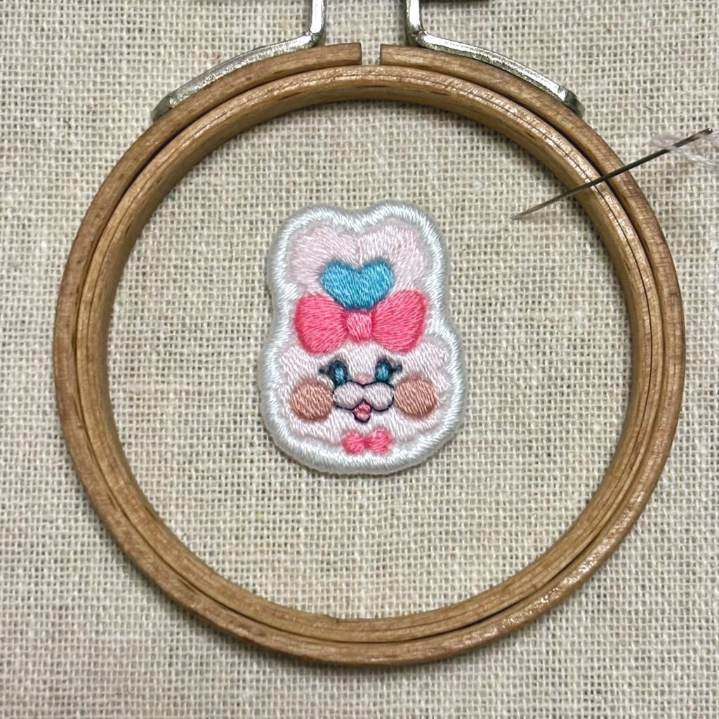 ライバーモチーフ刺繍キーホルダー・ブローチ(#にじそ11)