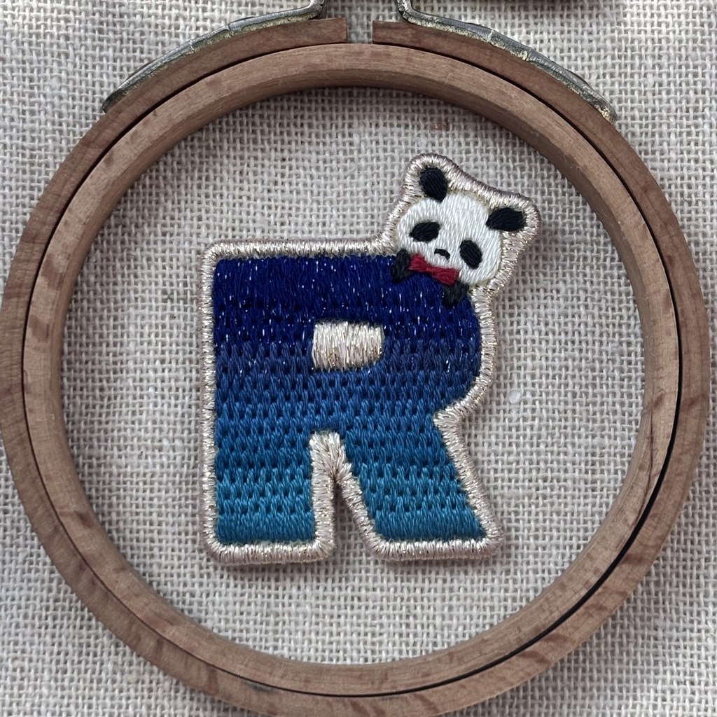 ライバーモチーフ刺繍キーホルダー・ブローチ(#にじそ11)