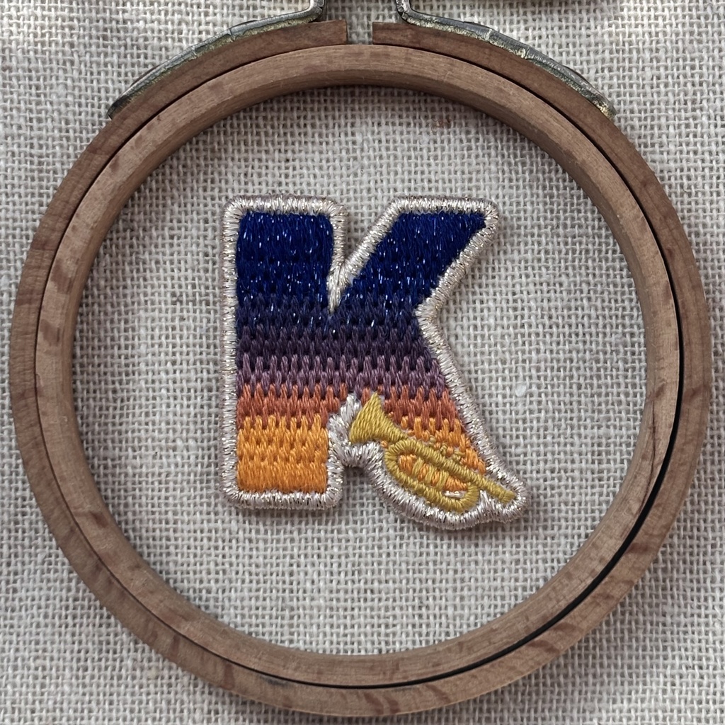 ライバーモチーフ刺繍キーホルダー・ブローチ(#にじそ11)