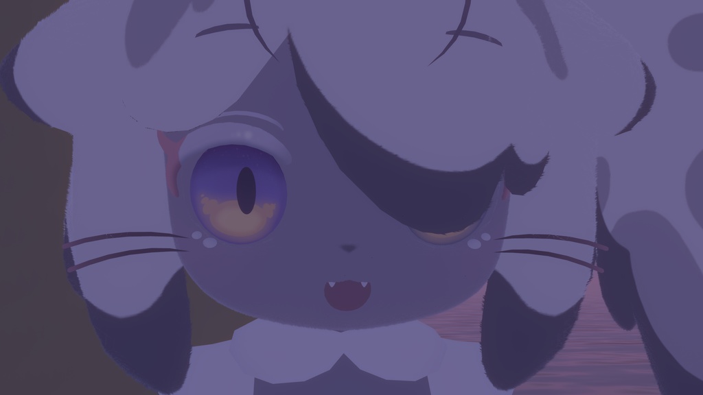 【カゥ専用】無料liltoonファーシェーダー設定用長さMap【Free】