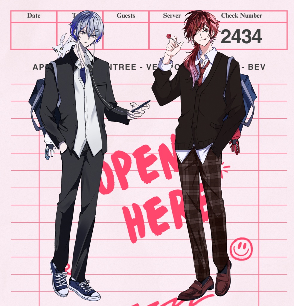 【非公式】学パロ アクスタセット