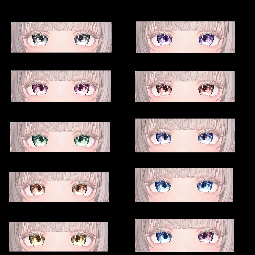 【ルミナ専用】銀河を宿す瞳 / Galaxy Eyes - 宇宙の煌めきをその眼に