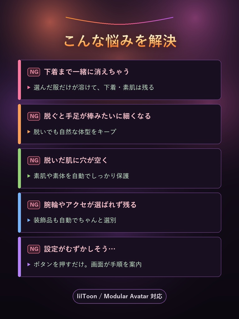 服溶けギミックツール