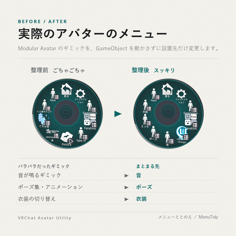 メニューととのえツール