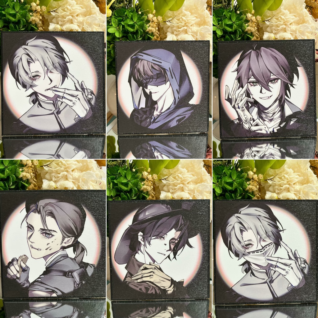 第五人格　IdentityV　色紙　探鉱者　「囚人」　納棺師　納棺師(マスク)　占い師　傭兵